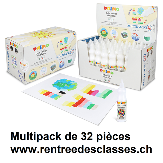 Colle Vinilique blanche  PRIMO  - Multipack de 32 pièces