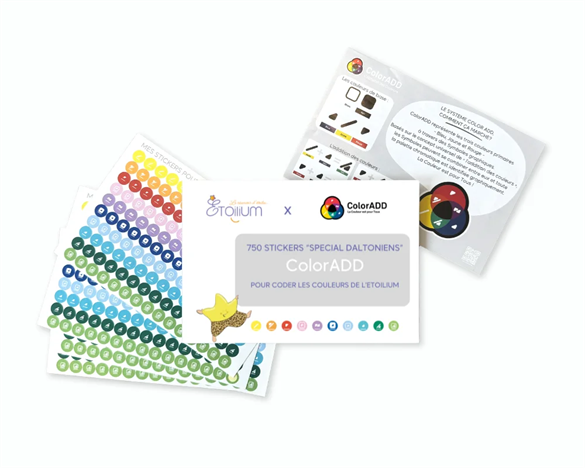 750 stickers "Spécial Daltoniens" - Etoilium