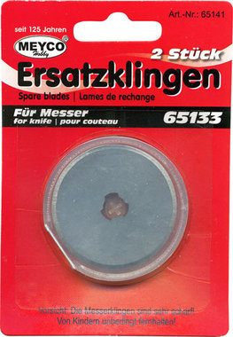 Pqt de 2 lames de rechange pour Cutter Meyco