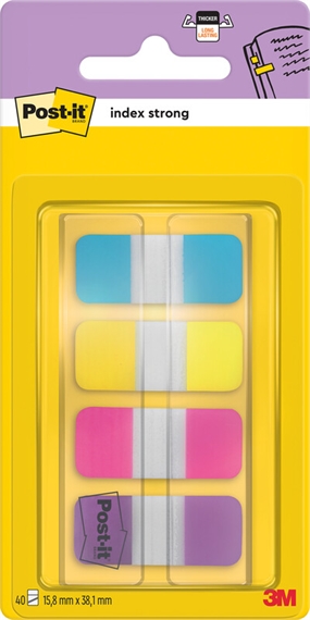 Boîte de 40 Post-it Index Strong