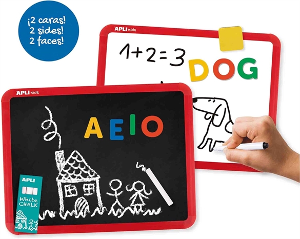 Tableau magnétique double-face