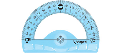 Maped rapporteur demi-circulaire Flex 180 degrés, 120 mm