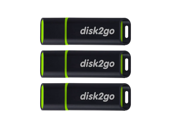 Pack de 3 clés USB DISK2GO  passion 2.0 16GB 2.0