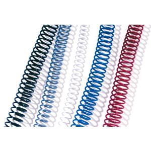 Bte de 100 reliures GBC Color Coils 6 mm blanc