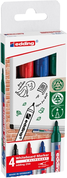 Etui  Boardmarkers EDDING 250 - pointe ronde