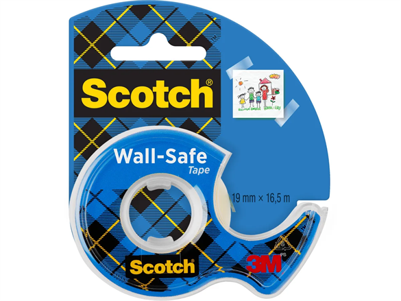SCOTCH Wall Safe Tape 19mmx16,5m 183-EURO incl. 1 Tape