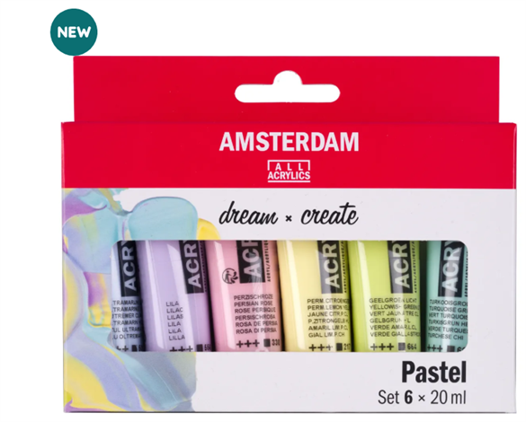AMSTERDAM Standard Series Acryl Set pastel