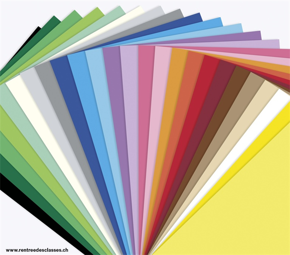 Pqt de 25 cartons photos 50x70cm 300 g/m2