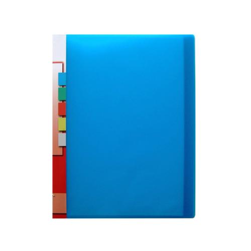 Livre de présentation A4 bleu 20p.