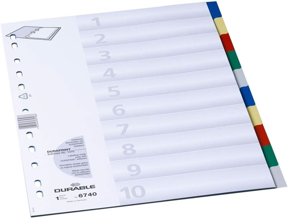 Répertoire en plastique Durable