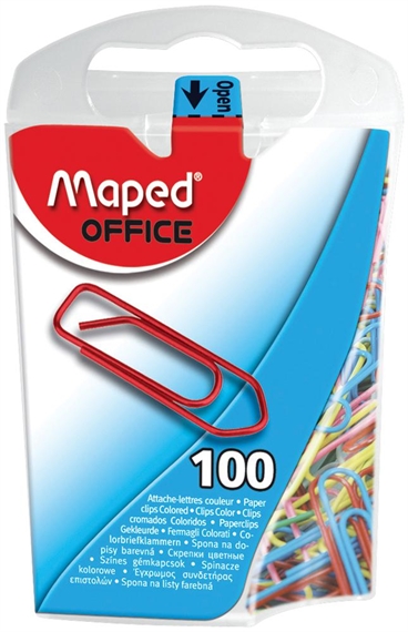 Maped Attache-lettres, acier laqué en couleur, 25 mm