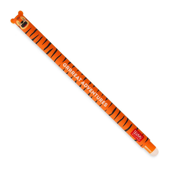 Stylo gel effaçable Tigre orange - LEGAMI