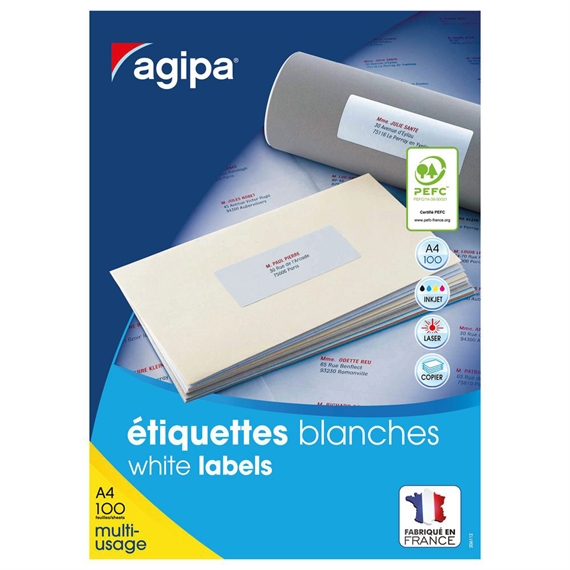 Bte de 400 étiquettes autocollantes de 105X148mm