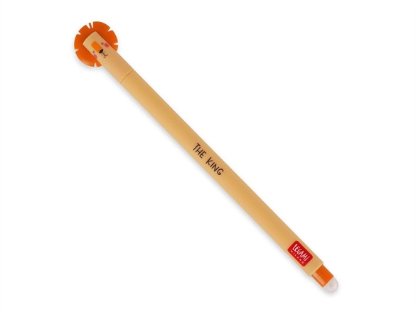 Stylo gel effaçable Lion orange - LEGAMI