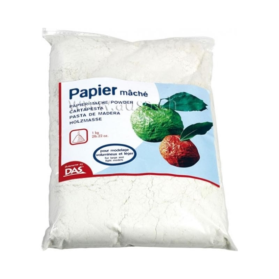 Pâte à  bois DAS en poudre (papier maché)