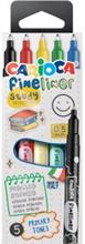 Etui de 5 feutres Carioca Fineliner pointe fine 0.5mm