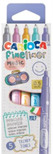 Etui de 5 feutres Carioca Fineliner pointe fine 0.5mm