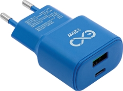 Chargeur secteur USB EXC SLIM, prise USB-A et USB-C