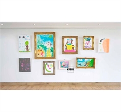 KREUL Peinture pour enfants Kids Art, kit Squeegee Art