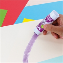 Bâton de colle couleur mauve 21 g