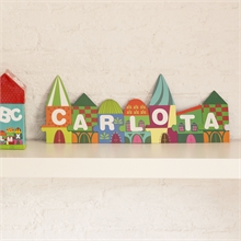 Puzzle maisonnette A,B,C