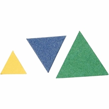 Mosaïques en carton, triangle