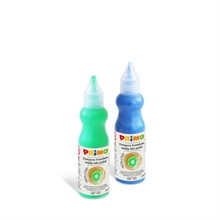 Set de 8 flacons Primo Tempera 75ml couleurs métalliques