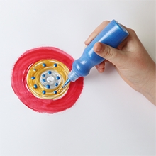 Set de 8 flacons Primo Tempera 75ml couleurs métalliques
