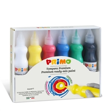 Set de 6 flacons Primo Tempera 75ml assortis
