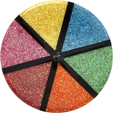 Paillettes - Assortiment, Couleurs assorties, 6x13gr