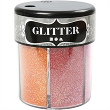 Paillettes - Assortiment, Couleurs assorties, 6x13gr