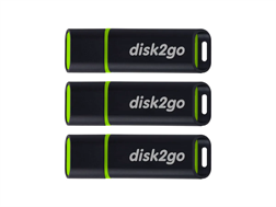 Pack de 3 clés USB DISK2GO  passion 2.0 16GB 2.0