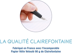 Cahier de textes Clairefontaie E5 Mimesys séyès (grands carreaux)