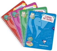 Cahier de textes Clairefontaie E5 Mimesys séyès (grands carreaux)