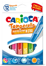 Etui de gouache solide en stick Carioca Temperello
