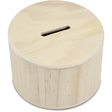 Tirelire en bois