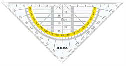 Equerres géométriques Arda 16cm