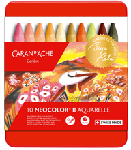Boîte de 10 craies Caran d'Ache NEOCOLOR II  Bey Rebai