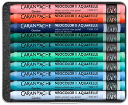 Boîte de 10 craies Caran d'Ache NEOCOLOR II  Bey Rebai