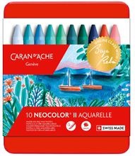 Boîte de 10 craies Caran d'Ache NEOCOLOR II  Bey Rebai