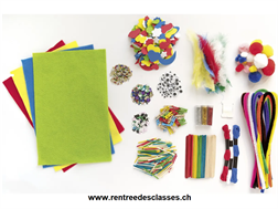 FOLIA Boîte créative Folia 935 plus de 1.300 pcs.