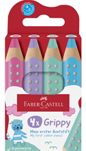 Etui de 4 FABER-CASTELL Crayons de couleur Grippy couleurs, pastel