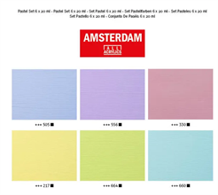 AMSTERDAM Standard Series Acryl Set pastel