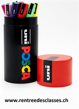 POSCA Marqueur à pigment, tube en métal de 13 pièces