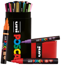 POSCA Marqueur à pigment, tube en métal de 13 pièces