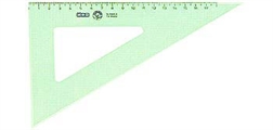Equerres en plastique 25cm - LUSTRAN 60°