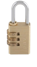 Cadenas à combinaison, en laiton, largeur: 30 mm