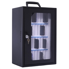 Armoire pour smartphones grise