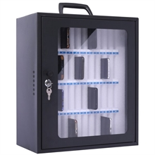 Armoire pour smartphones grise