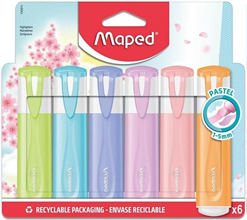 Maped Surligneurs FLUO'PEPS PASTEL